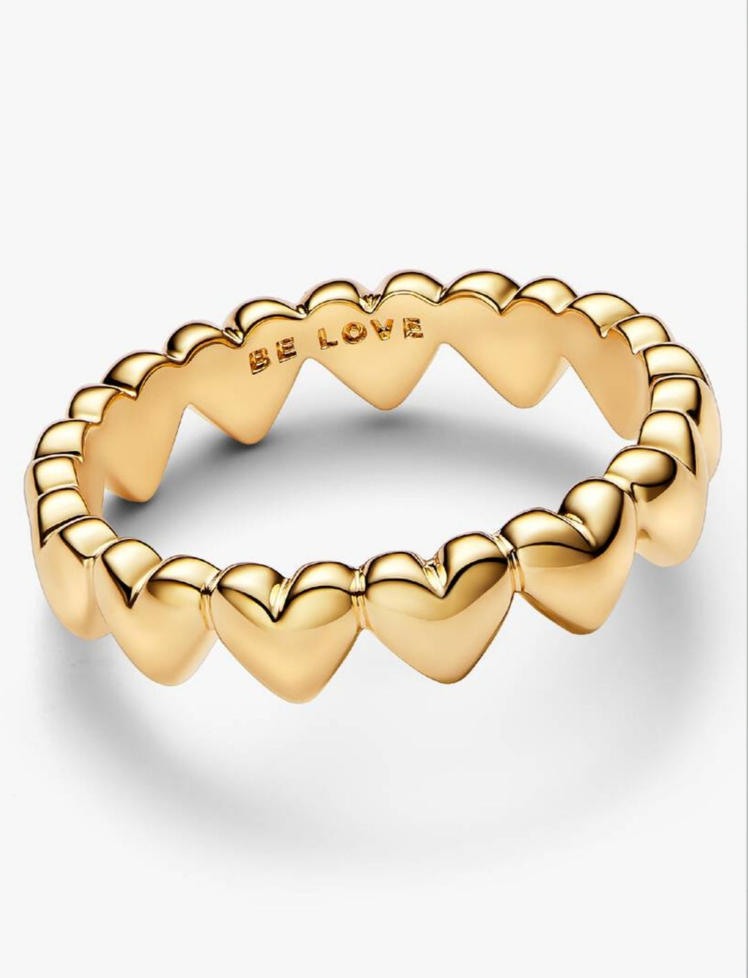 Row of Hearts Ring