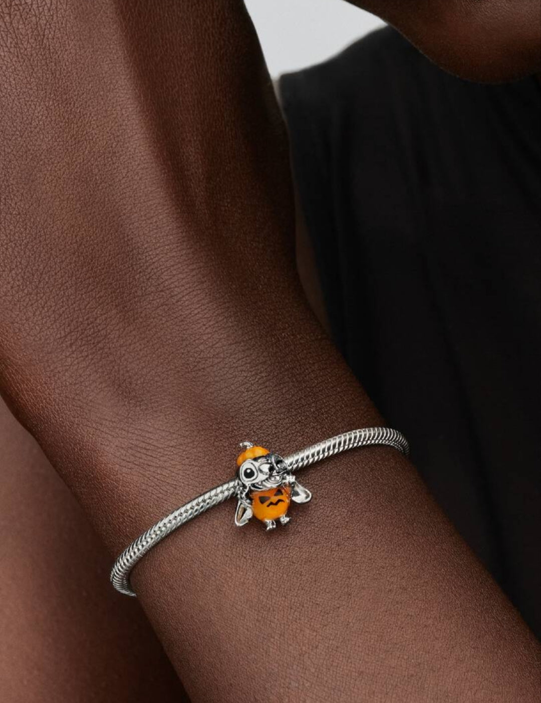 Disney Stitch Halloween Pumpkin Charm