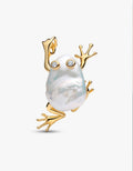 Treated Freshwater Cultured Baroque Pearl Oversized Frog Pendant
