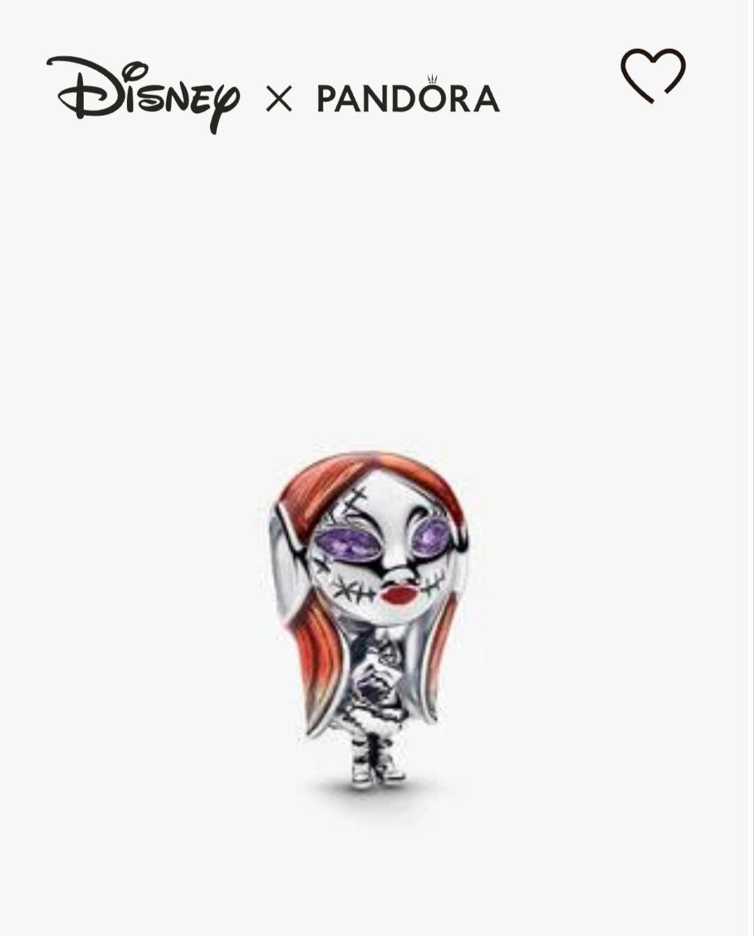 Disney The Nightmare Before Christmas Sally Charm