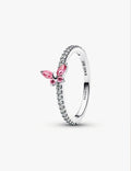 Sparkling Butterfly Ring