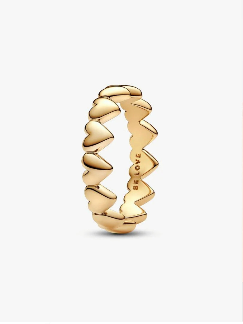 Row of Hearts Ring