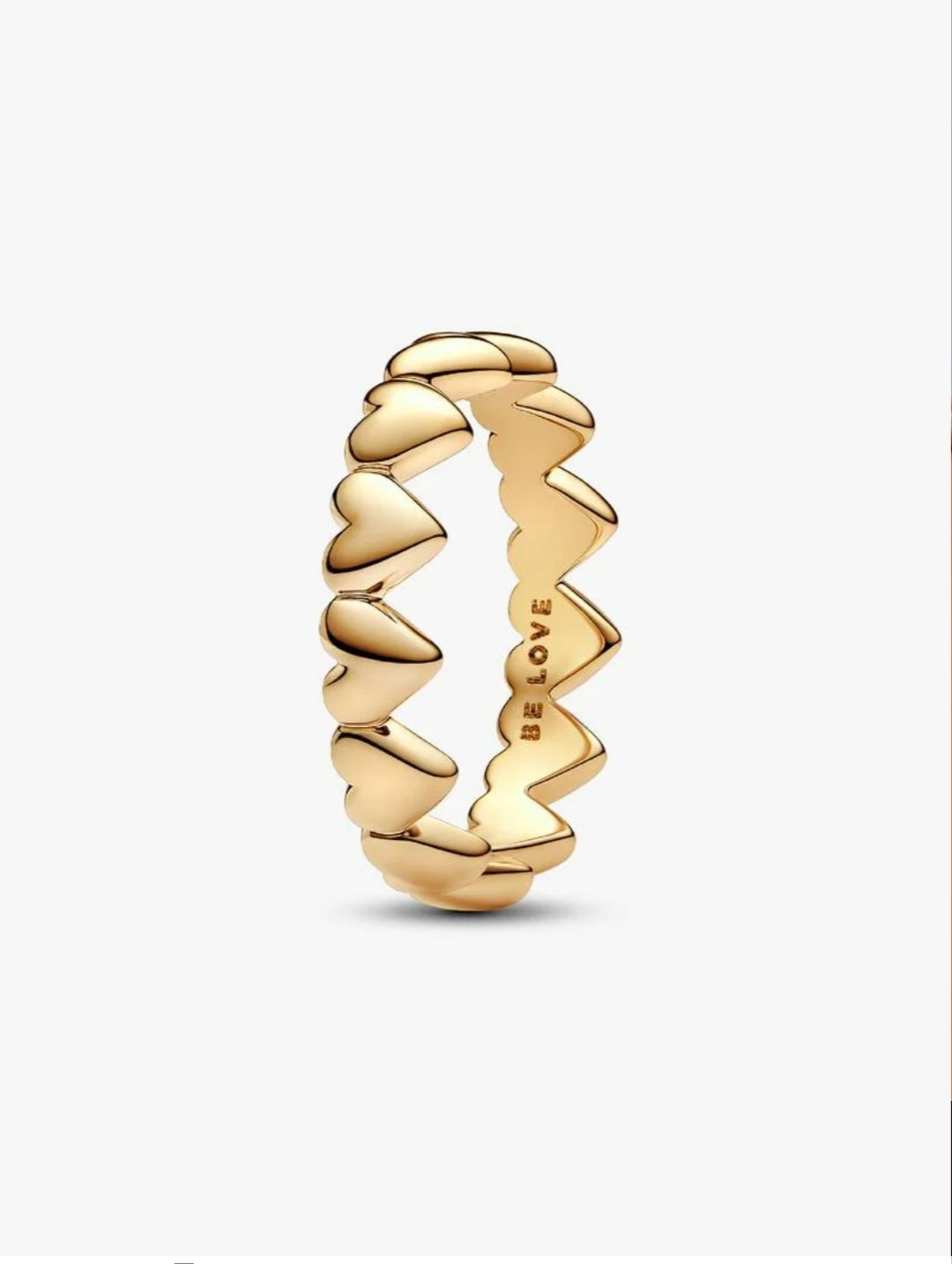 Row of Hearts Ring