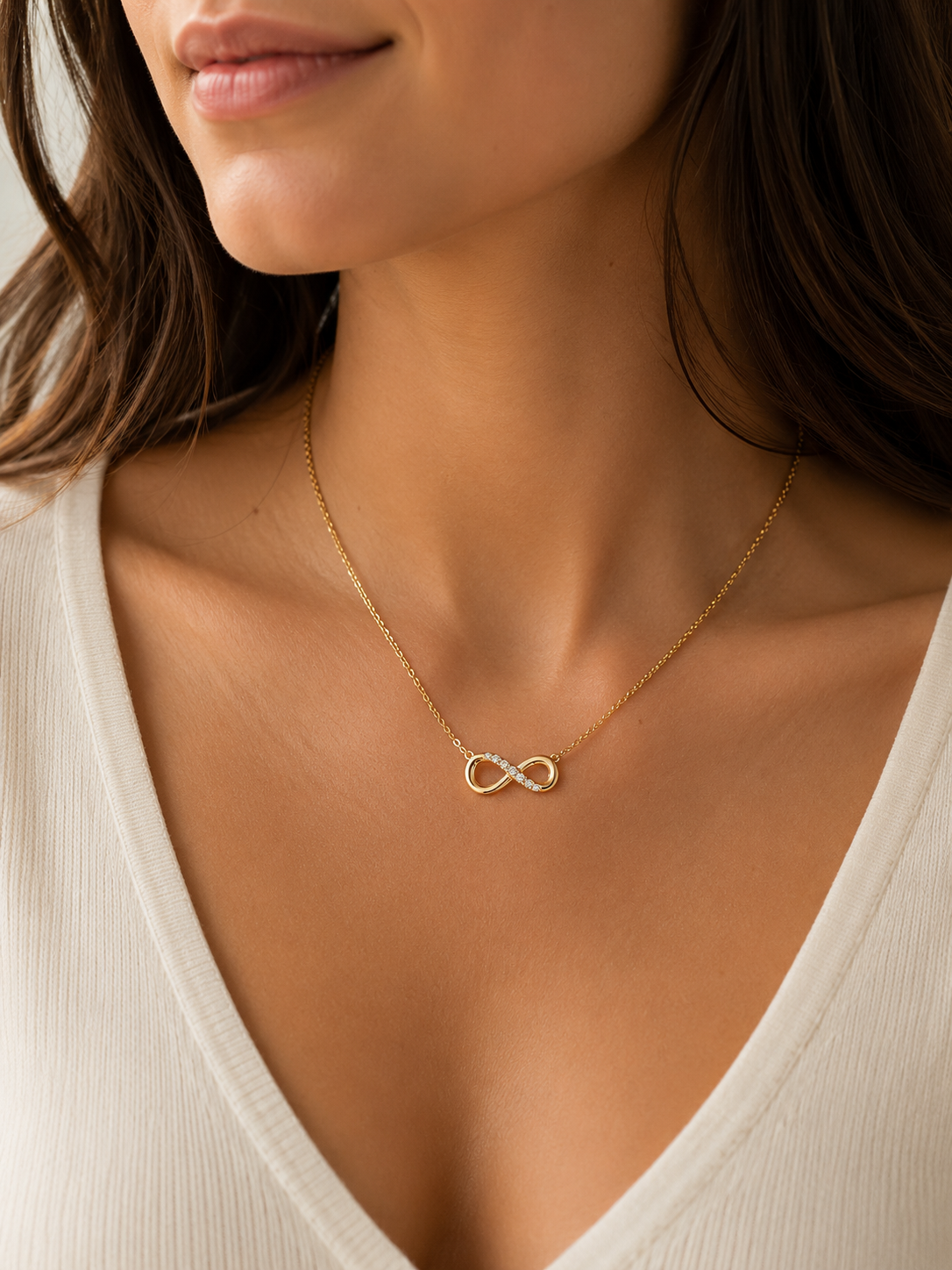 Sparkling Infinity Collier Necklace