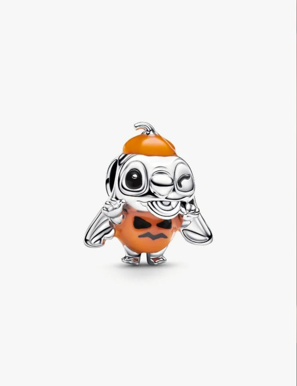 Disney Stitch Halloween Pumpkin Charm