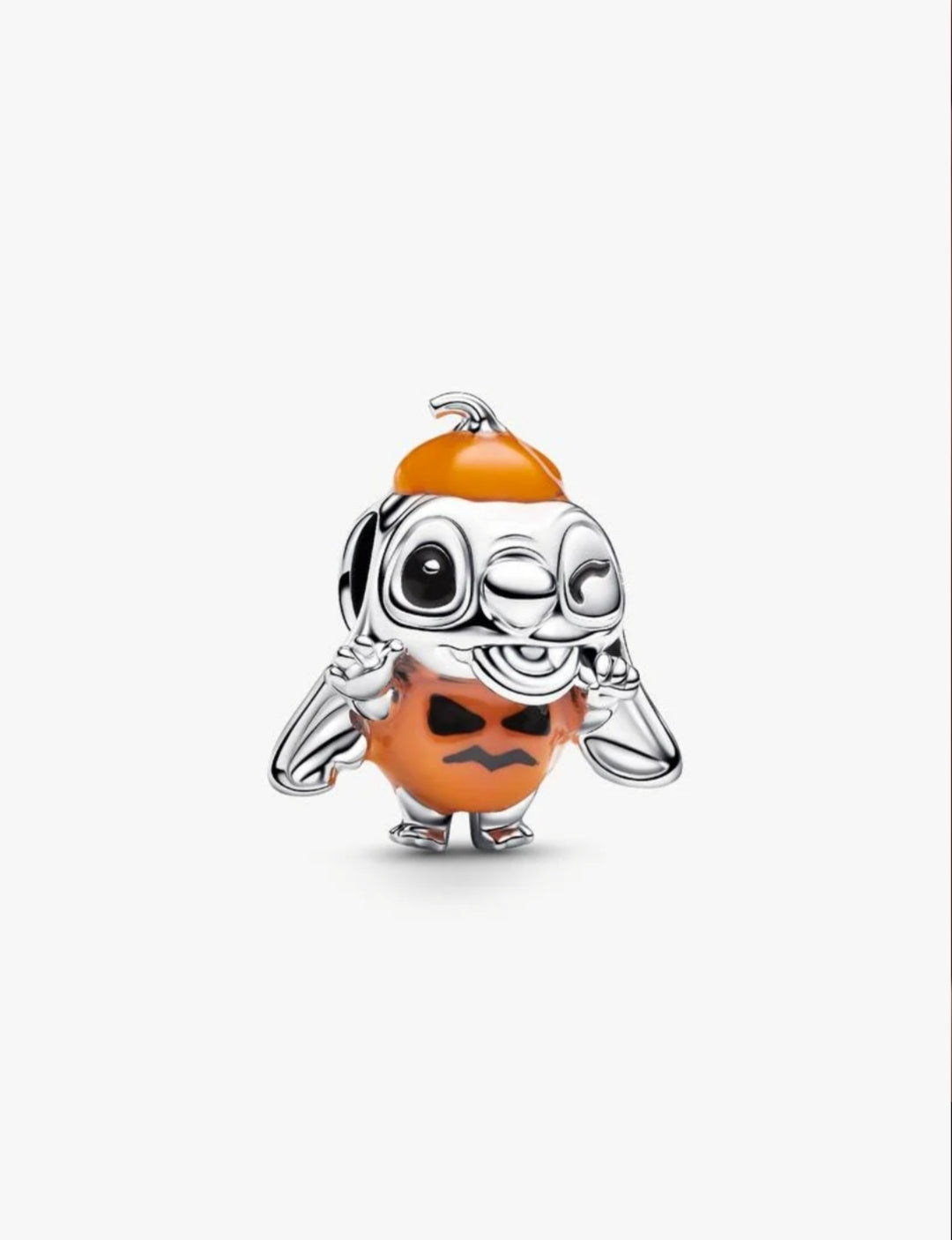 Disney Stitch Halloween Pumpkin Charm