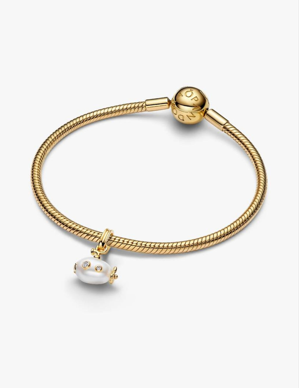 Treated Freshwater Cultured Baroque Pearl Submarine Dangle Charm