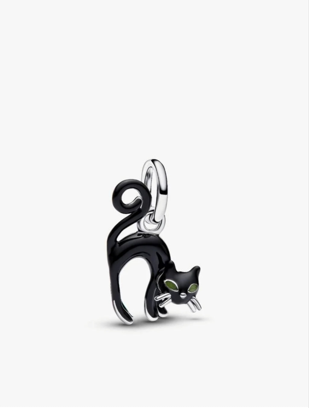 Vamp Romantic Black Cat Charm Necklace