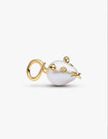 Treated Freshwater Cultured Baroque Pearl Mouse Dangle Charm