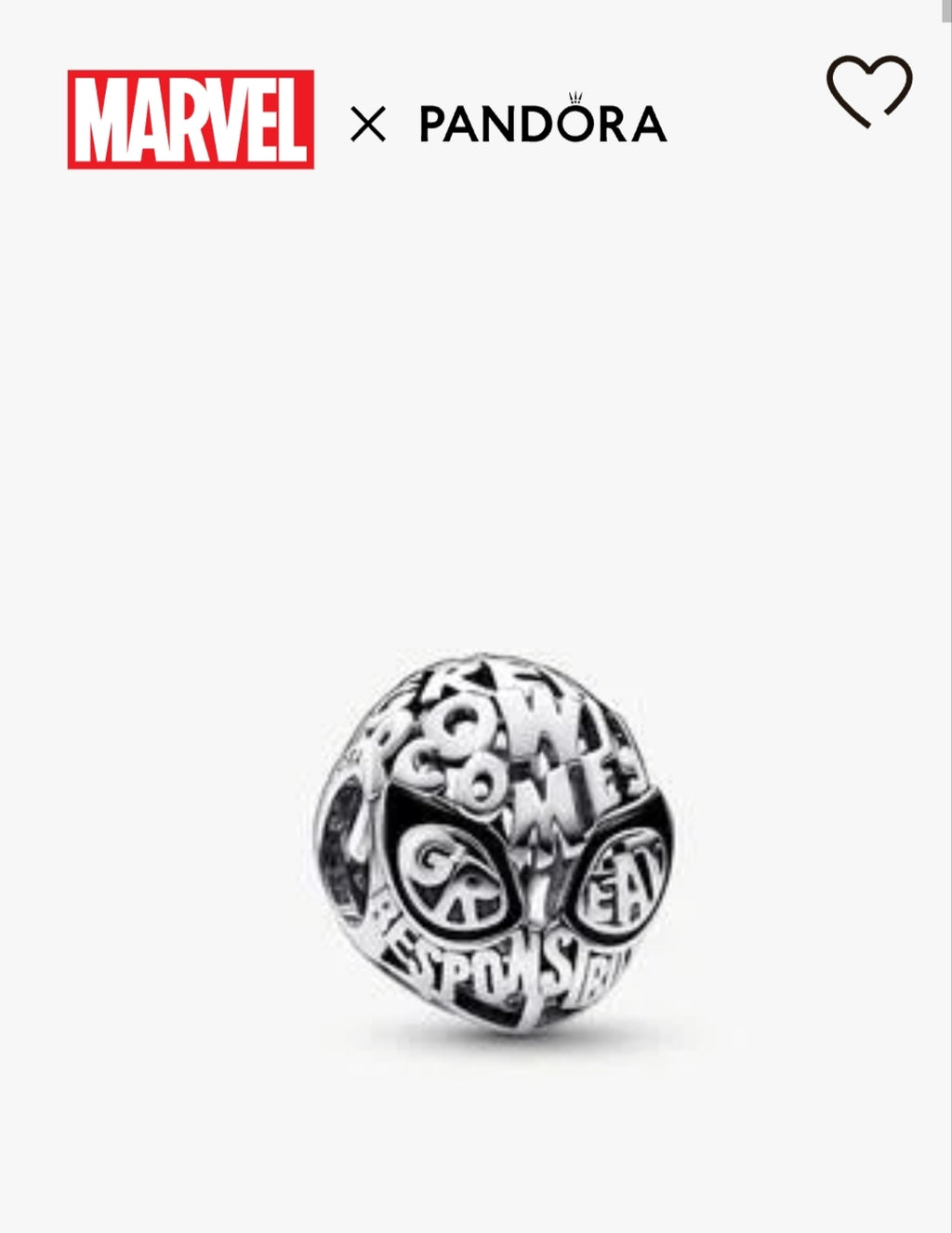 Marvel Spider-Man Mask Charm